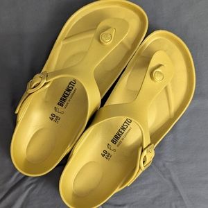Birkenstock Gizeh EVA Sandals Gold 40